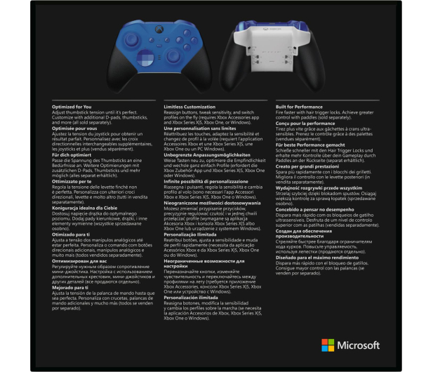 MICROSOFT XBOX Series kontroler Elite Series 2 - Core Niebieski - 1135170 - zdjęcie 6